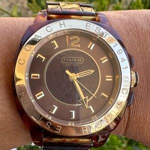 * Coach Women’s Fashion Watch* Color: Tortoiseshell